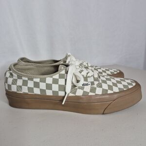 Vans Authentic Checkerboard Moon Rock Sneakers - Size 10